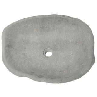 Vasque en pierre de rivière n°399 - Taille M