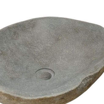 Vasque en pierre de rivière n°399 - Taille M