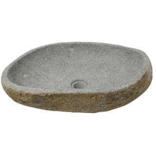 Vasque en pierre de rivière n°400 - Taille M