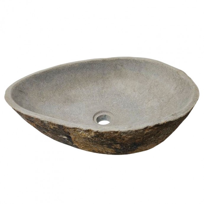 Vasque en pierre de rivière n°401 - Taille M