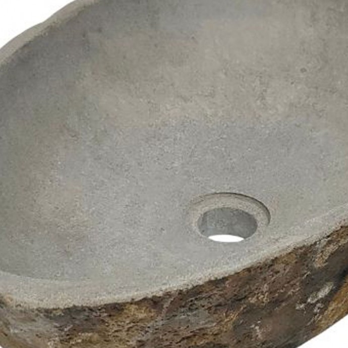 Vasque en pierre de rivière n°401 - Taille M
