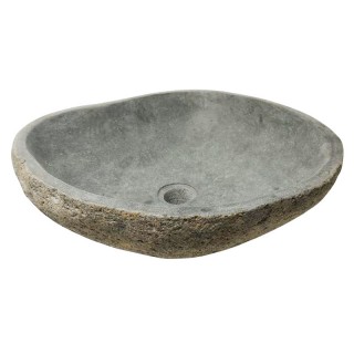 Vasque en pierre de rivière n°402 - Taille M