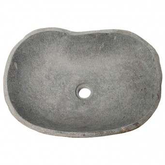 Vasque en pierre de rivière n°402 - Taille M