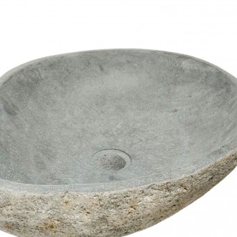 Vasque en pierre de rivière n°402 - Taille M