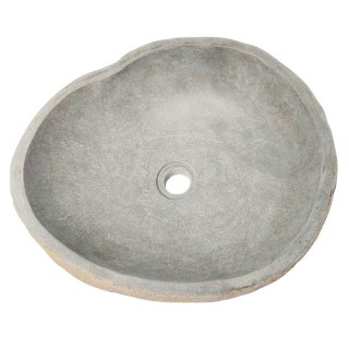 Vasque en pierre de rivière n°403 - Taille M
