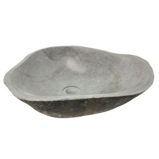 Vasque en pierre de rivière n°404 - Taille M