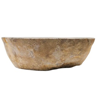 Vasque en pierre de rivière n°405 - Taille M