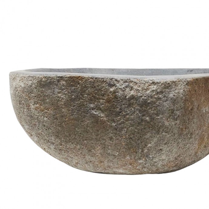 Vasque en pierre de rivière n°406 - Taille M