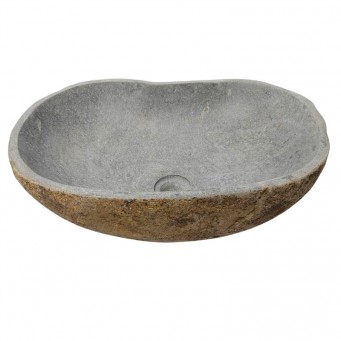 Vasque en pierre de rivière n°407 - Taille M