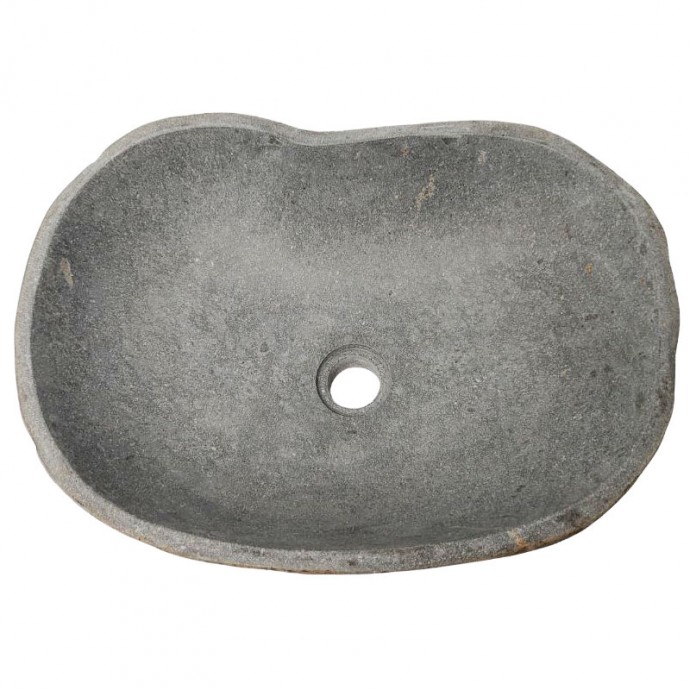 Vasque en pierre de rivière n°407 - Taille M