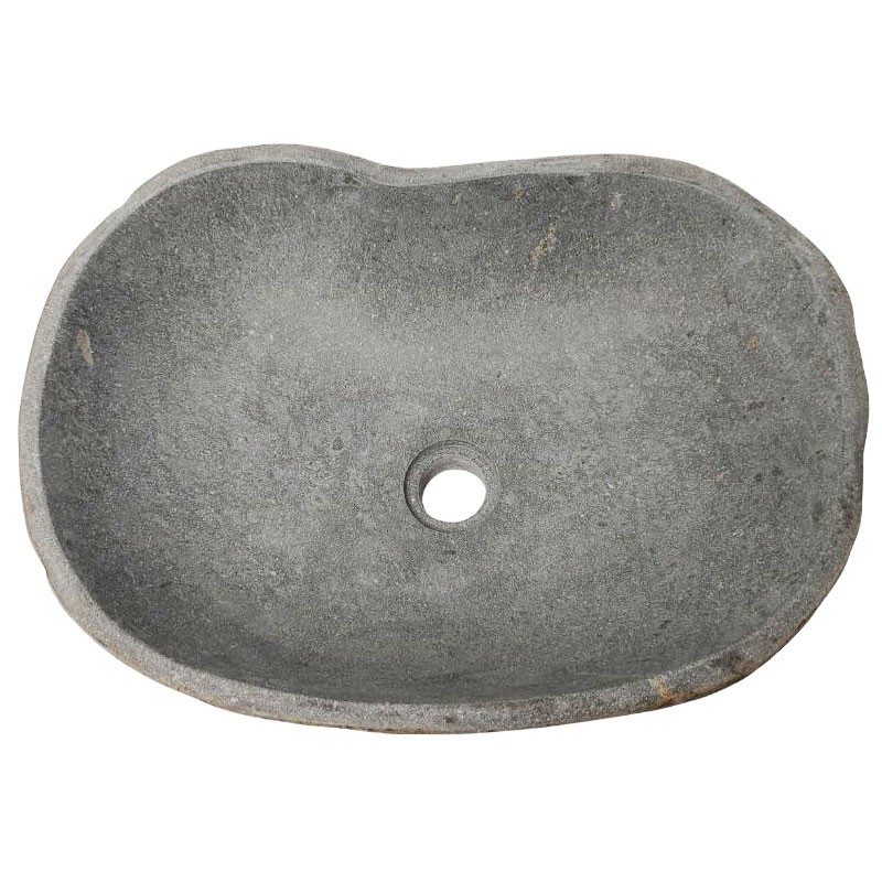 Vasque en pierre de rivière n°407 - Taille M