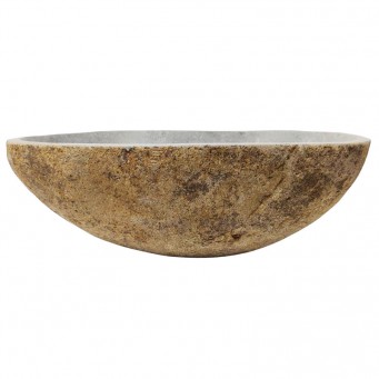 Vasque en pierre de rivière n°407 - Taille M