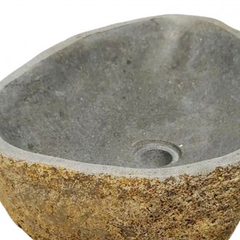 Vasque en pierre de rivière n°415- Taille M