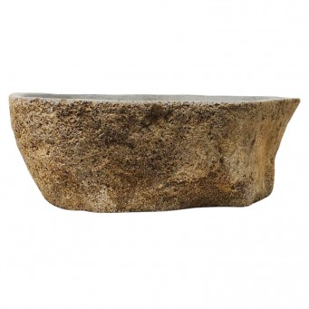 Vasque en pierre de rivière n°415- Taille M