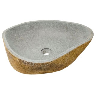 Vasque en pierre de rivière n°416 - Taille M