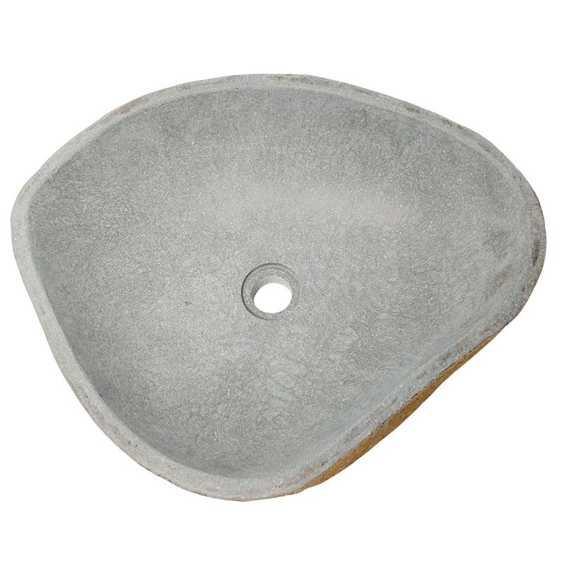 Vasque en pierre de rivière n°416 - Taille M