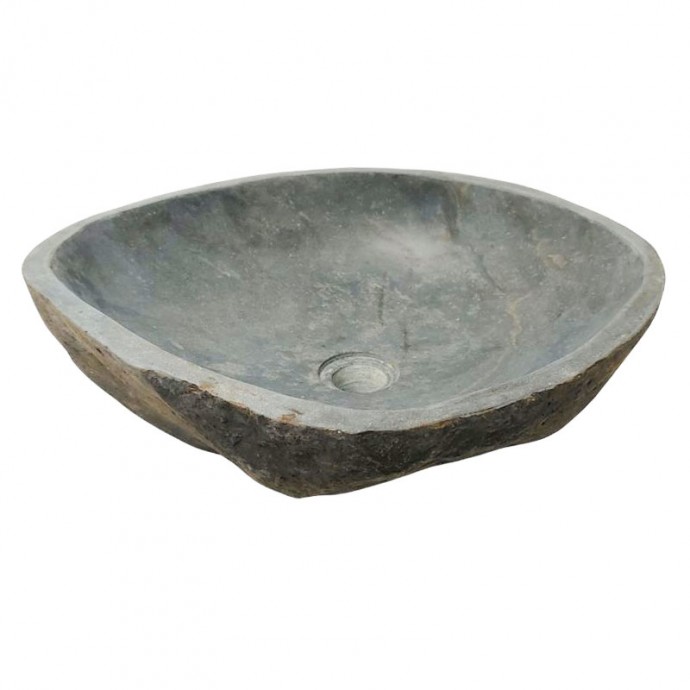 Vasque en pierre de rivière n°417 - Taille M