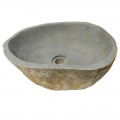 Vasque en pierre de rivière n°418 - Taille M