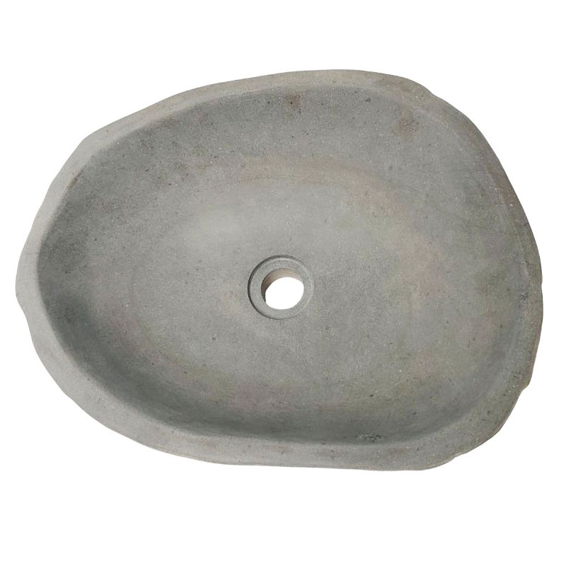 Vasque en pierre de rivière n°418 - Taille M