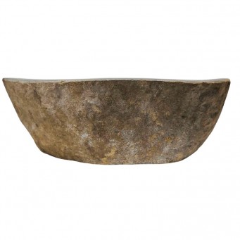 Vasque en pierre de rivière n°418 - Taille M