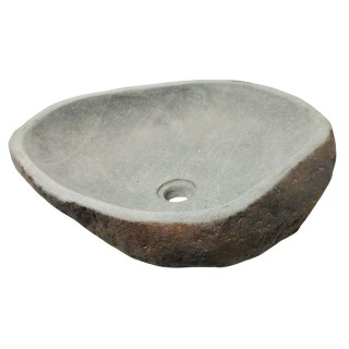 Vasque en pierre de rivière n°419 - Taille M