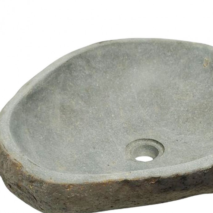 Vasque en pierre de rivière n°419 - Taille M