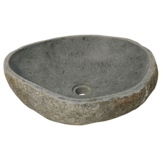 Vasque en pierre de rivière n°420 - Taille M
