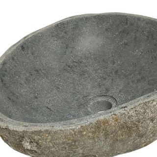 Vasque en pierre de rivière n°420 - Taille M
