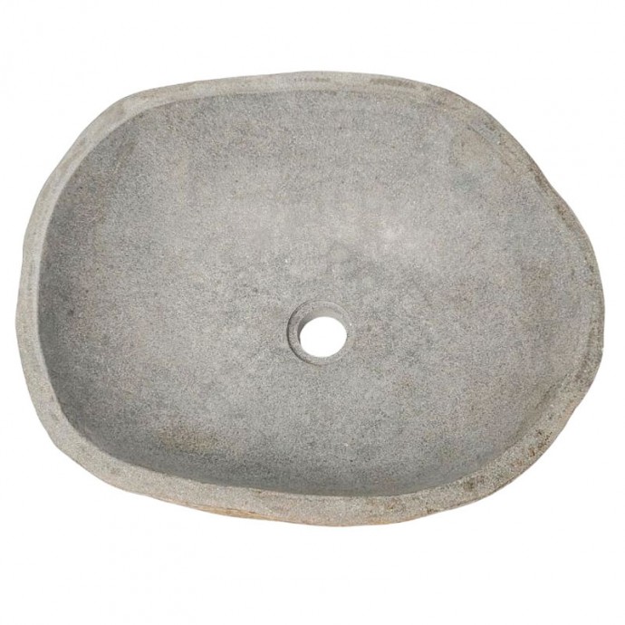 Vasque en pierre de rivière n°421 - Taille M
