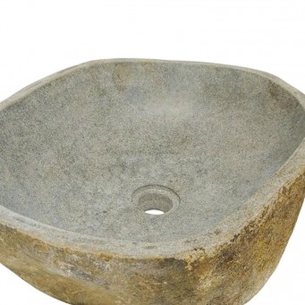 Vasque en pierre de rivière n°421 - Taille M