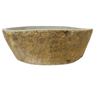 Vasque en pierre de rivière n°421 - Taille M