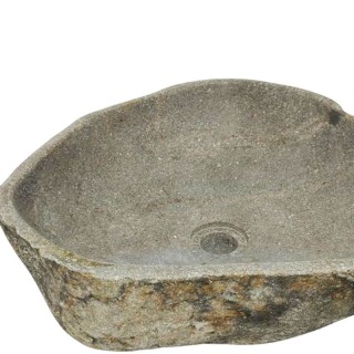 Vasque en pierre de rivière n°422 - Taille M