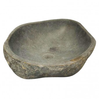 Vasque en pierre de rivière n°423 - Taille M