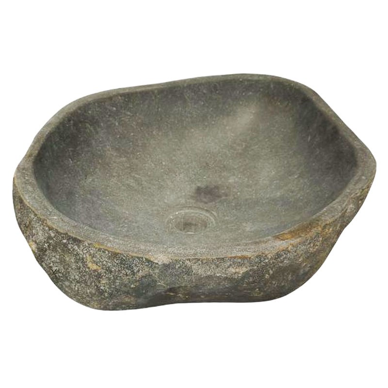 Vasque en pierre de rivière n°423 - Taille M