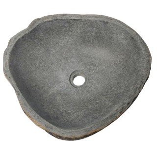 Vasque en pierre de rivière n°424 - Taille M