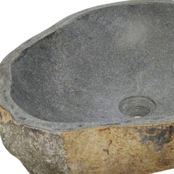 Vasque en pierre de rivière n°424 - Taille M