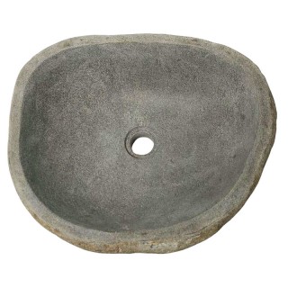 Vasque en pierre de rivière n°425 - Taille M
