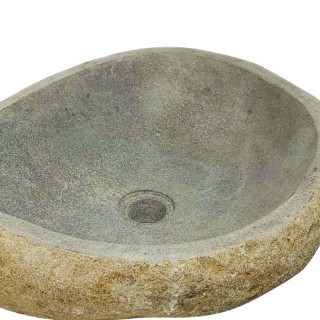Vasque en pierre de rivière n°425 - Taille M