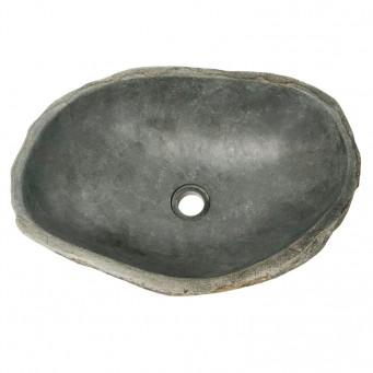Vasque en pierre de rivière n°427 - Taille M