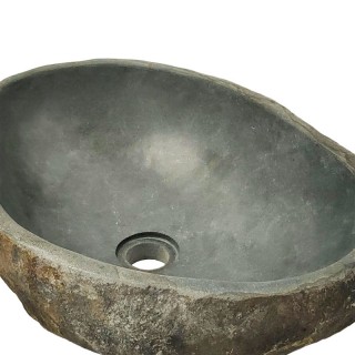 Vasque en pierre de rivière n°427 - Taille M