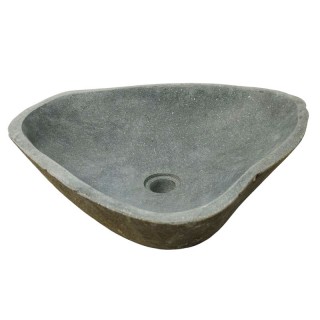 Vasque en pierre de rivière n°428 - Taille M