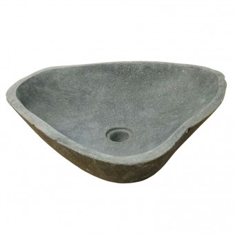 Vasque en pierre de rivière n°428 - Taille M