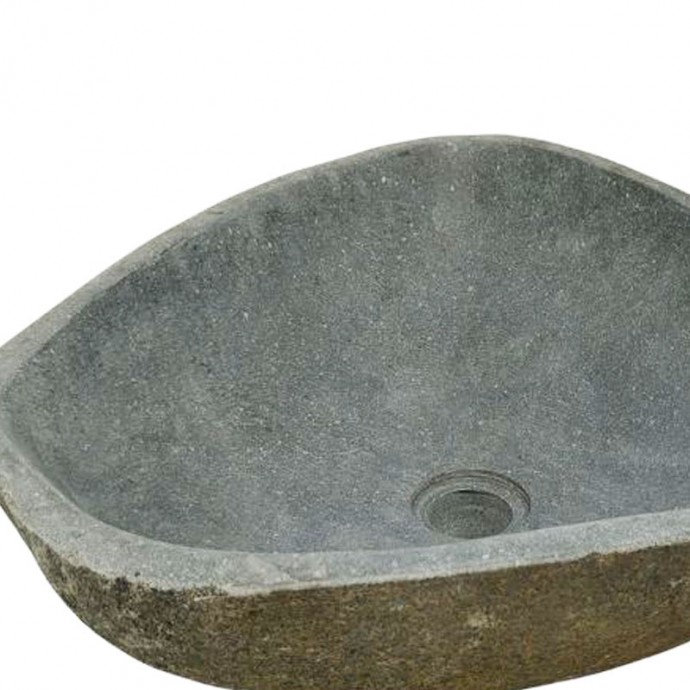 Vasque en pierre de rivière n°428 - Taille M
