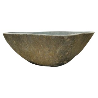 Vasque en pierre de rivière n°428 - Taille M