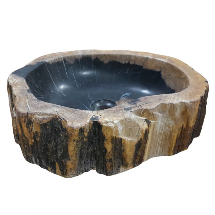 Vasque bois fossilisé n°17 - Taille M