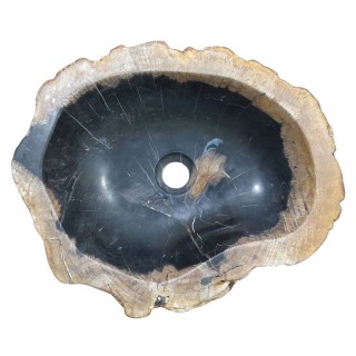 Vasque bois fossilisé n°17 - Taille M