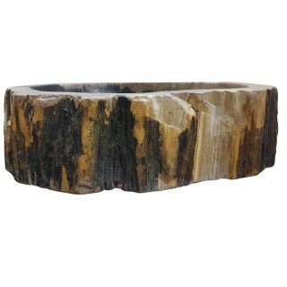 Vasque bois fossilisé n°17 - Taille M