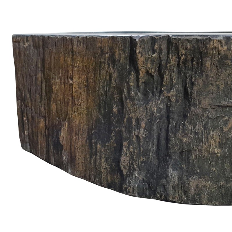Vasque bois fossilisé n°18 - Taille M