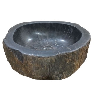 Vasque bois fossilisé n°19 - Taille M