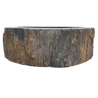 Vasque bois fossilisé n°19 - Taille M
